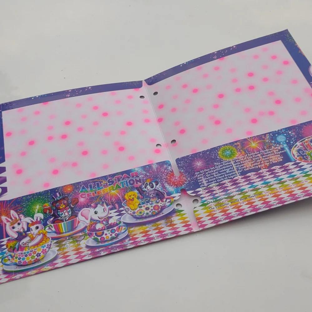 NEW Lisa Frank Folders Lot Of 2